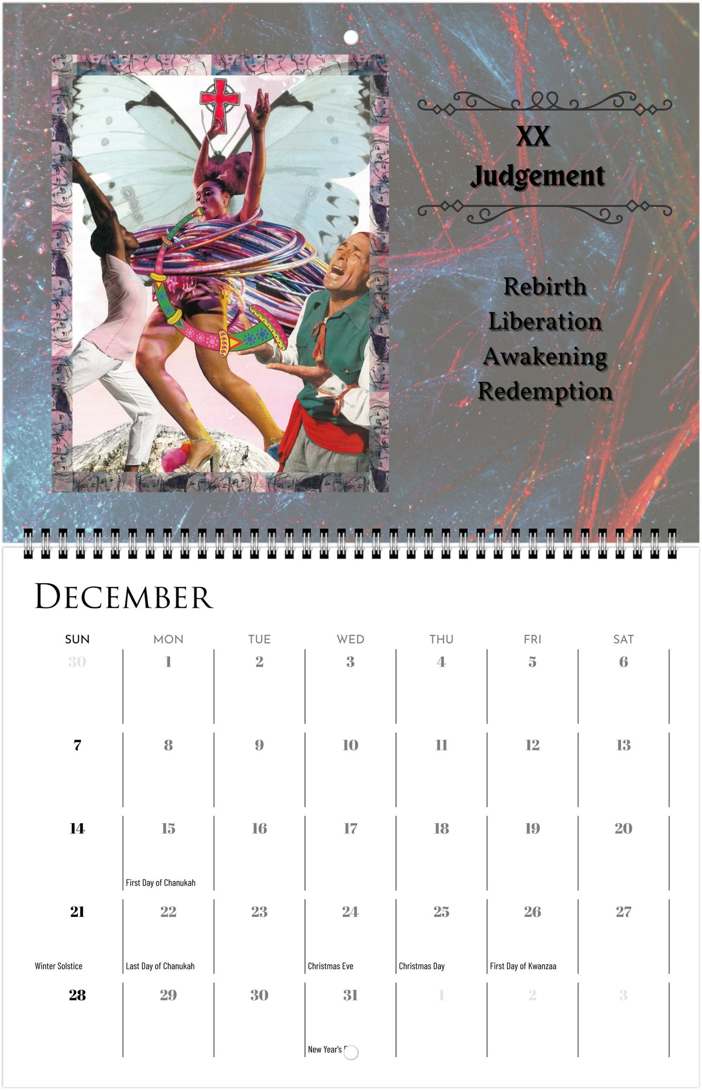 The Fool That I Am Tarot 2025 Calendar